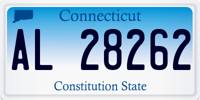 CT license plate AL28262