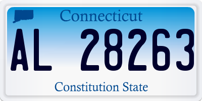 CT license plate AL28263