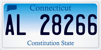 CT license plate AL28266