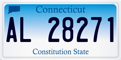 CT license plate AL28271