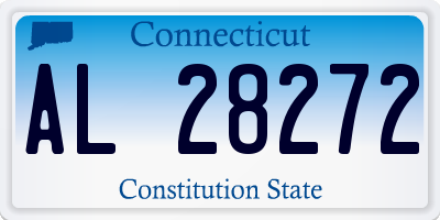 CT license plate AL28272