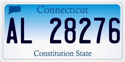 CT license plate AL28276
