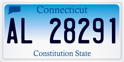 CT license plate AL28291