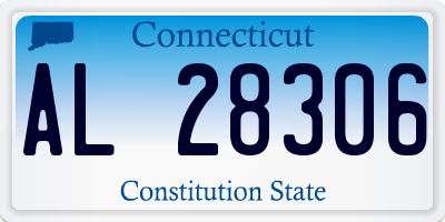 CT license plate AL28306