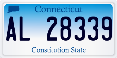 CT license plate AL28339