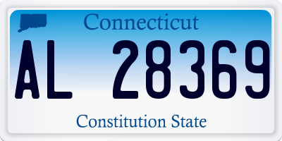 CT license plate AL28369