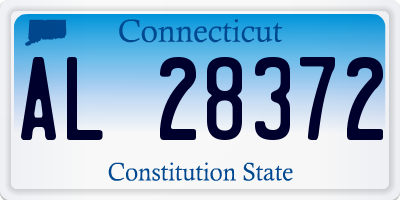 CT license plate AL28372