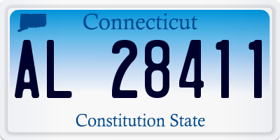 CT license plate AL28411