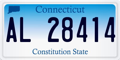 CT license plate AL28414