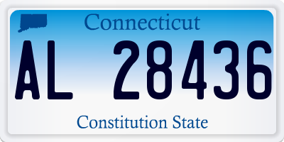 CT license plate AL28436