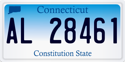 CT license plate AL28461