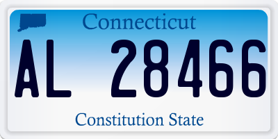 CT license plate AL28466