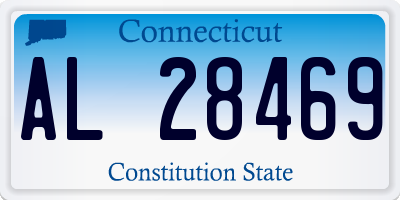 CT license plate AL28469