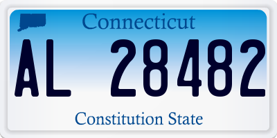 CT license plate AL28482