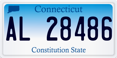 CT license plate AL28486