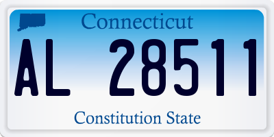 CT license plate AL28511