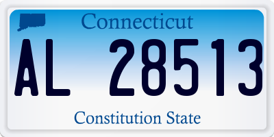 CT license plate AL28513