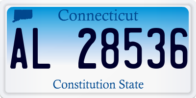 CT license plate AL28536