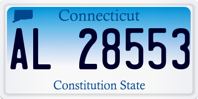 CT license plate AL28553
