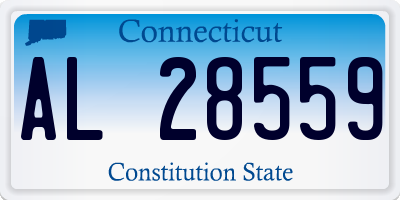CT license plate AL28559