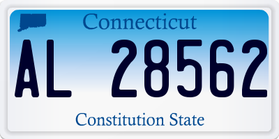 CT license plate AL28562