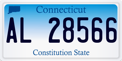 CT license plate AL28566