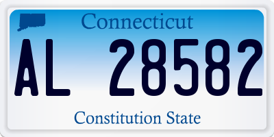 CT license plate AL28582