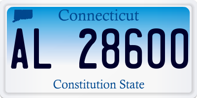 CT license plate AL28600