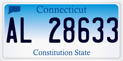 CT license plate AL28633