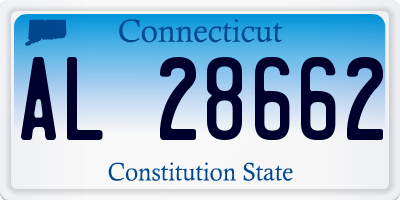 CT license plate AL28662
