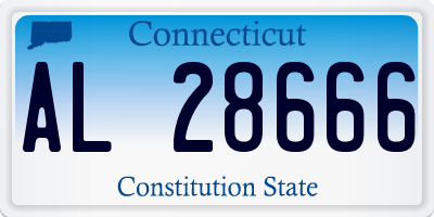 CT license plate AL28666
