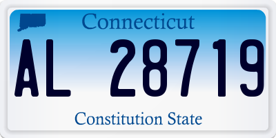 CT license plate AL28719