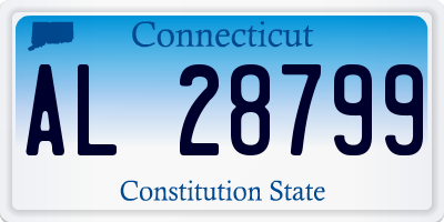 CT license plate AL28799