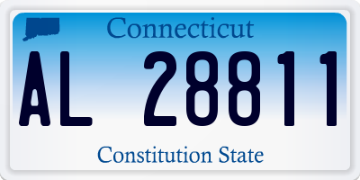 CT license plate AL28811