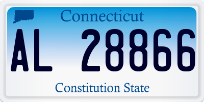 CT license plate AL28866