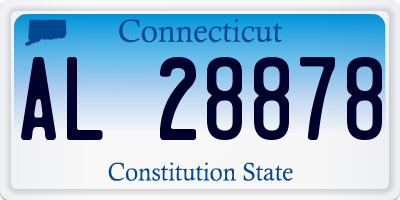 CT license plate AL28878