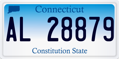 CT license plate AL28879