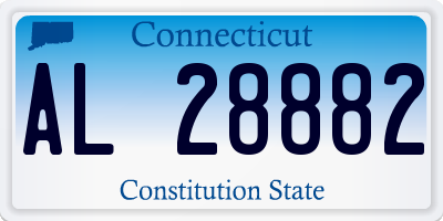 CT license plate AL28882
