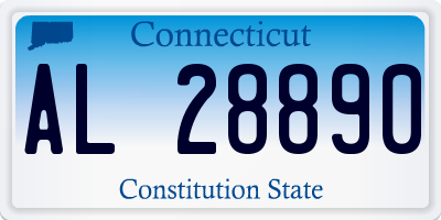 CT license plate AL28890