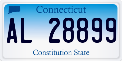 CT license plate AL28899
