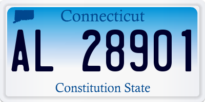 CT license plate AL28901