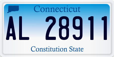 CT license plate AL28911