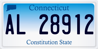 CT license plate AL28912