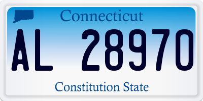 CT license plate AL28970