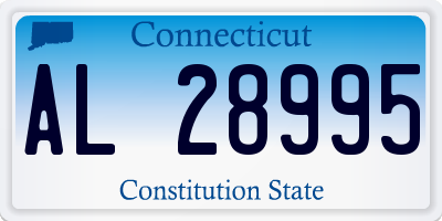CT license plate AL28995