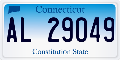 CT license plate AL29049