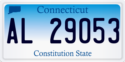 CT license plate AL29053