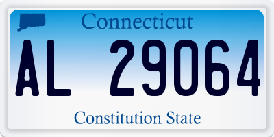 CT license plate AL29064