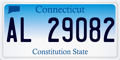 CT license plate AL29082