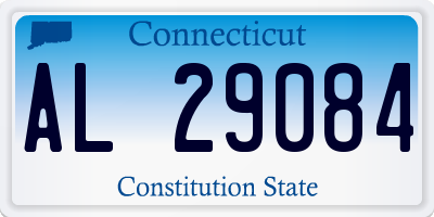 CT license plate AL29084